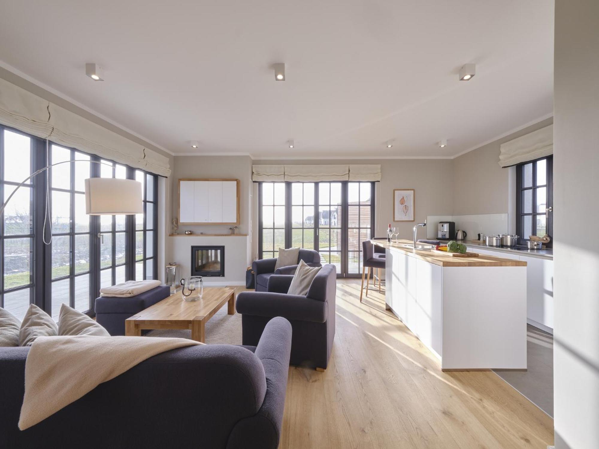 Reetland Am Meer - Luxusplus Reetdachvilla Mit 4 Schlafzimmern, Aussensauna, Loungebereich Und Kamin G07 Дранске Екстериор снимка